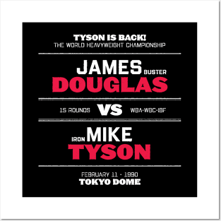 Douglas vs. Tyson Posters and Art